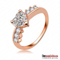 Fashion MIDI Diamond Copper Love Ring (RiC0005-A)